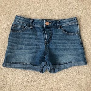 cherokee denim shorts!